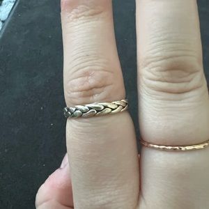 Retired Design James Avery Woven Band size 8